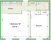 1BR/1BA