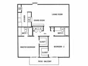 2BR/2BA