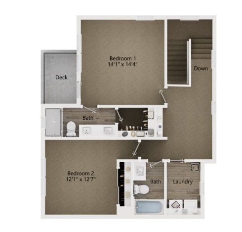 Photo - Discover Comfort and Convenience: Spacious 2-Bedroom Retreat : Courtyard Residence 1A