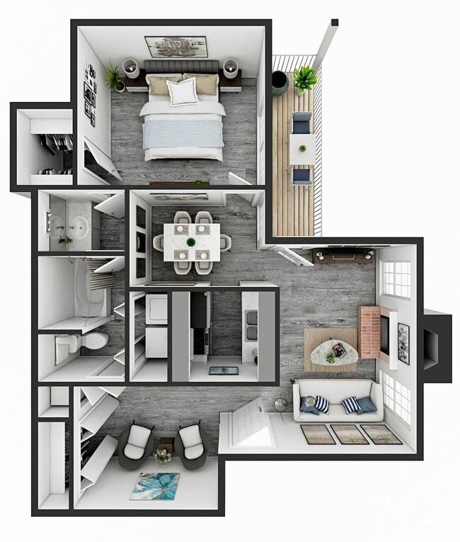 The Birch 778 sq ft