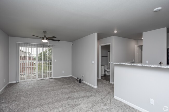 Renovated Living Room - Creekside Clearing Apartments