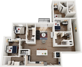 Signature at Varsity D2 4 Bedroom Floor Plan