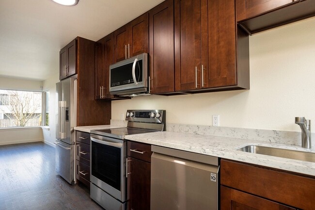 Photo - Spacious 2BR Home – Private Entry, In-Unit Washer & Dryer, Quartz Finishes & Pet Friendly Living ... Unit 5818