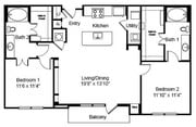 B1 floor plan Virage
