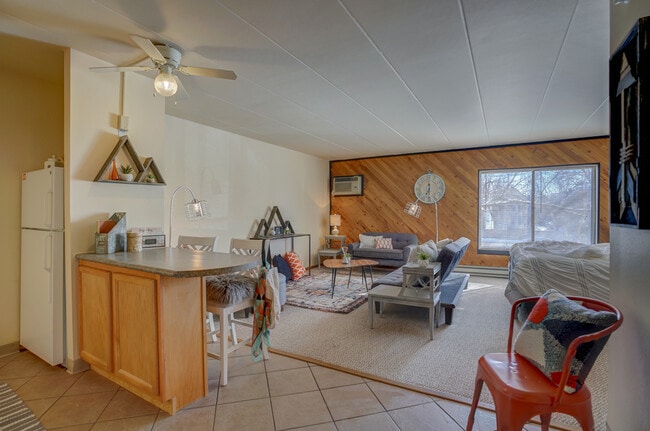 Studio Living Area & Kitchen