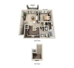 1 Bedroom | 1 Bath | 859 SF