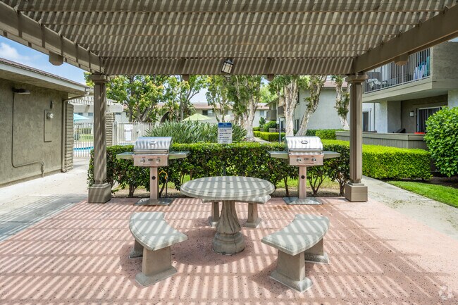 Barbecue and Picnic Table