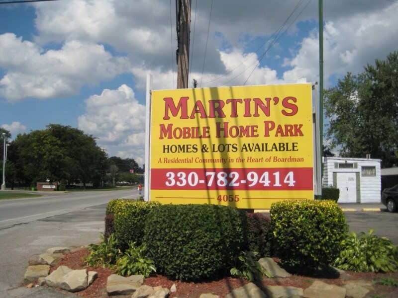 Sign - Martin's Mobile Home Park