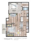 864 Square Feet