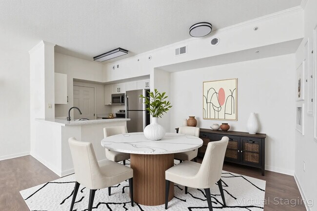 Virtual Staged Dining Room