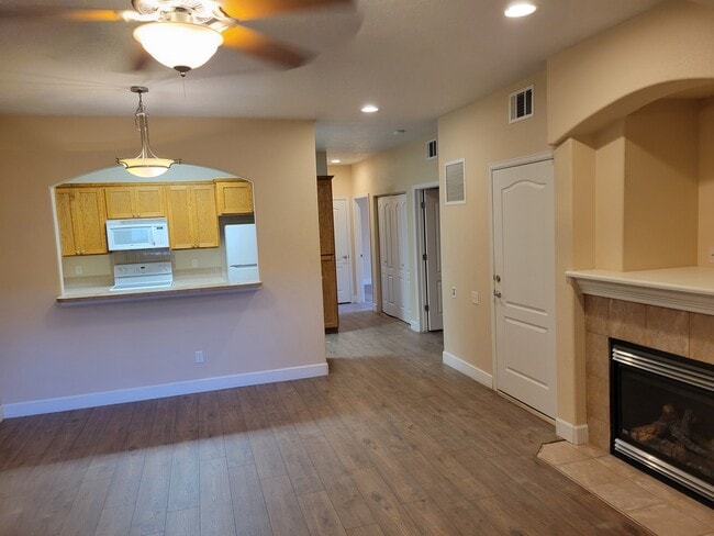 Living, dining, kitchen - 5775 W 29th St Condo Unit not given