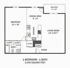 Oakwynne House 1 Bd - 1 Ba