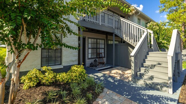 Enjoy your own private patio with first-floor apartment homes.