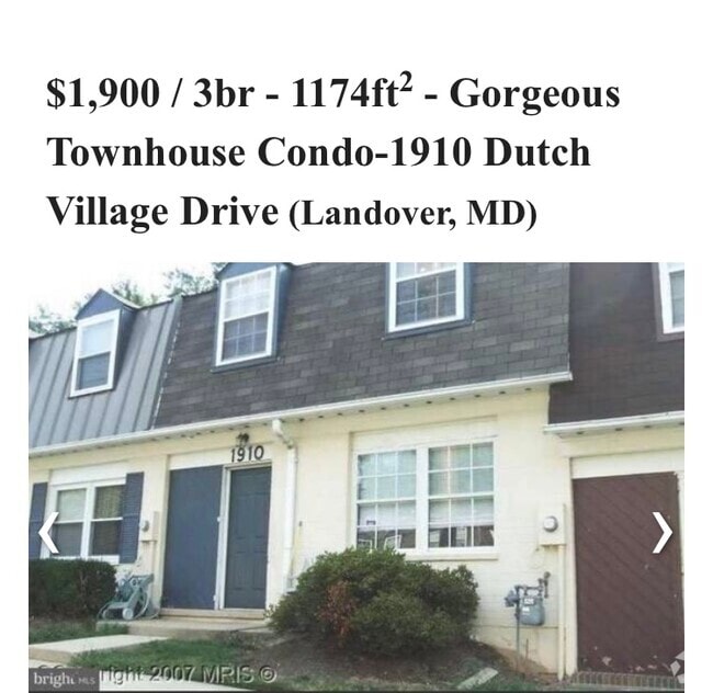 Front Entrance - 1910 Dutch Village Dr Rental