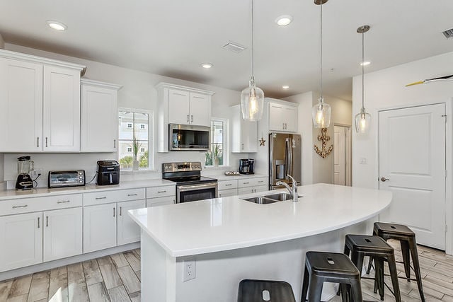 Kitchen with Large Island - 14581 Salt Meadow Dr