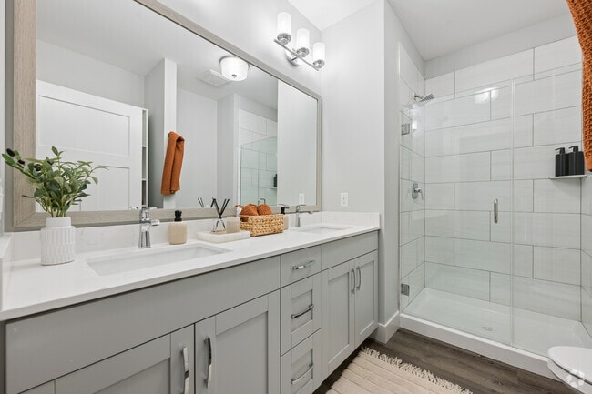 Fall Creek 2BR, 2BA - 1,101SF - Primary Bathroom
