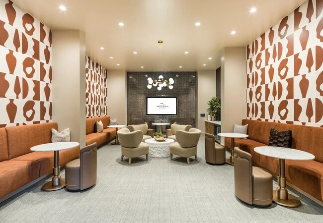Enjoy a chic lounge space designed for working solo, gathering with friends, or simply taking a stylish break from the day.