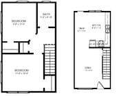 2BR/1BA