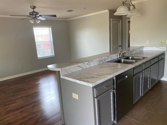 Living Room From Kitchen - Guidry Row Apartment Homes