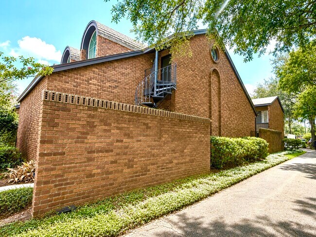 Side view of the property