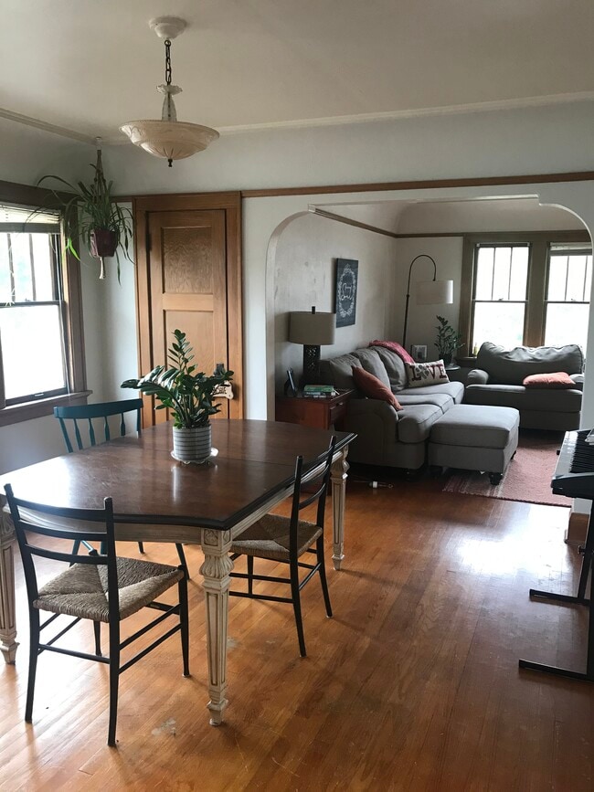 Dining room into living room - 336 N 70th St Unit Upper Duplex