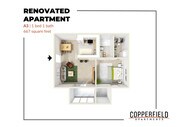Copperfield Apartments - A3 Renovated
