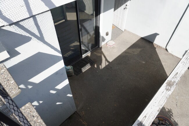 View of the private front patio - 6518 Embarcadero Dr Unit 13