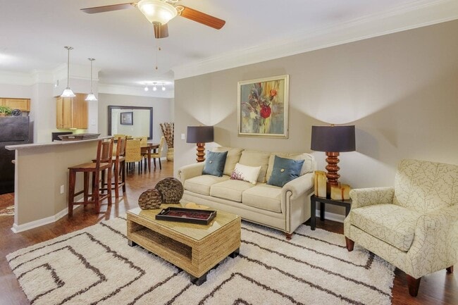 Spacious Living Room - Carrington at Champion Forest Apartments