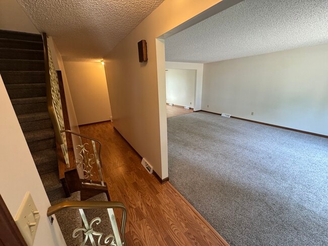 Entry way and living room