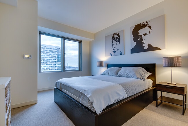 Furnished home bedroom