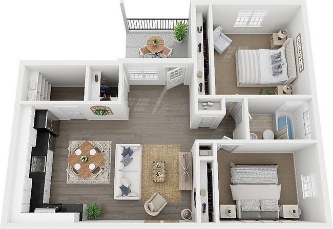 two-bedroom - Bransford Apartments