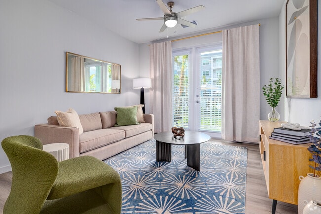 A1 - 1BR, 1BA - 740SF - Living Room