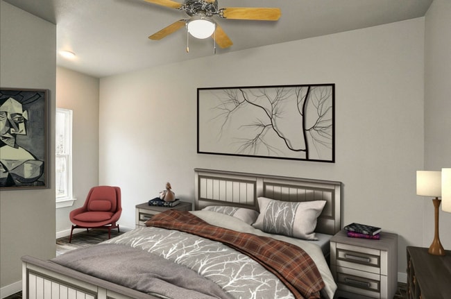 Staged Bedroom