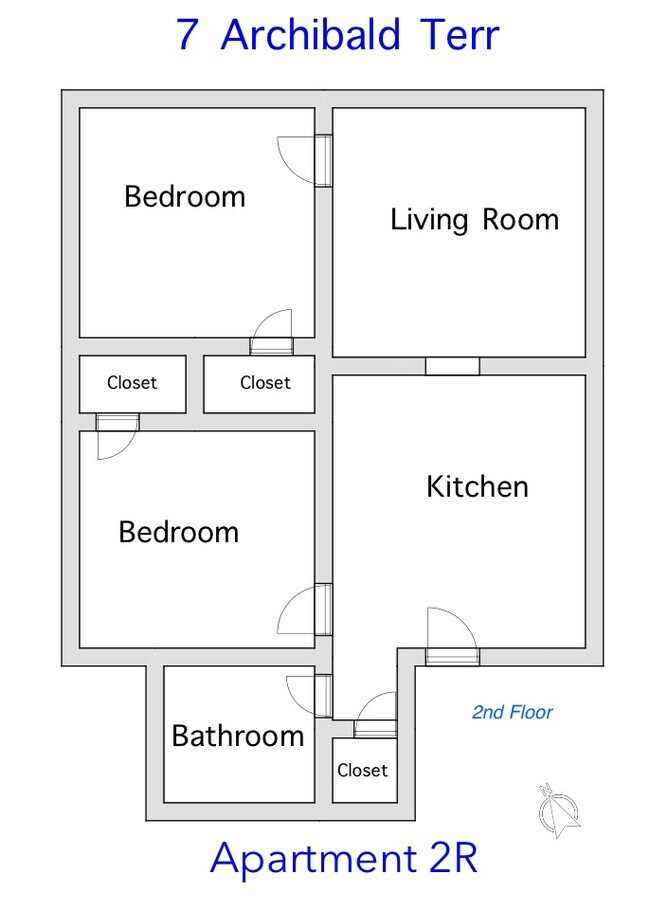 Floor Plan - 7 Archibald Ter Unit 2R