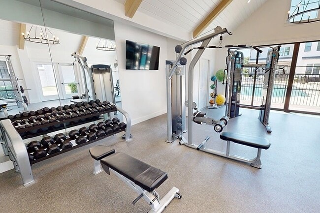 Ample strength and cardio equipment available