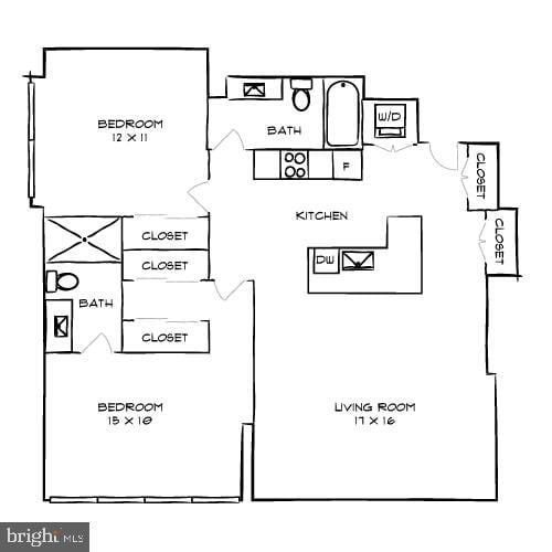 Photo - 2200 Benjamin Franklin Pkwy Apartment Unit 2B-N1211