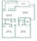 2BR/2BA