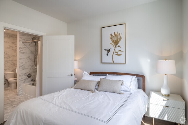 1BR, 1BA +Den - 815SF - Primary Bedroom - Berkeley House
