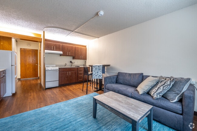 1 BR, 1 BA 250 SQF - Living Room