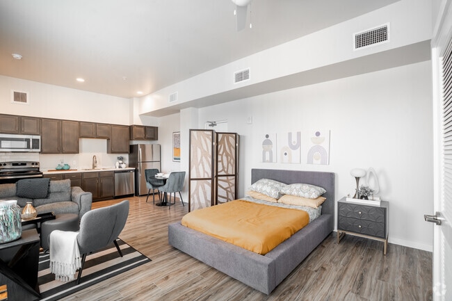 Studio - 549SF - Bedroom