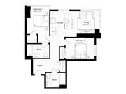 HC5 | 2 Bed | 2 Bath floor plan Verra