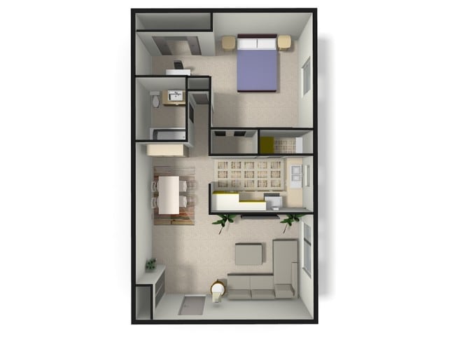 1-br-deluxe - 3D