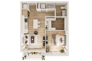 1 BR 1 Bath