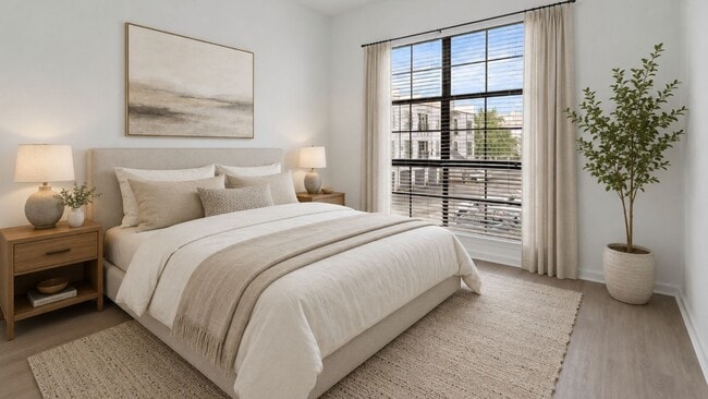 Dormitorios renovados con pisos de vinilo de lujo. - Dwell at McEwen