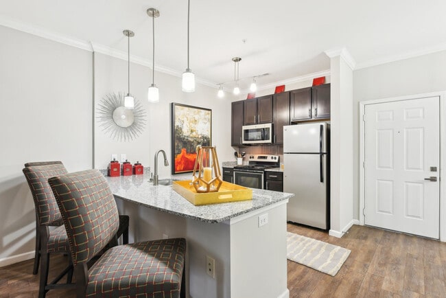 Kitchen | Synergy Floorplan 2 Bed 2 Bath 1096 sf - Carastone