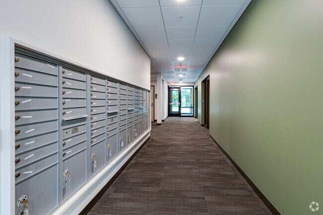 Mail Room and Front Entrance
