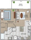 1BR/1BA