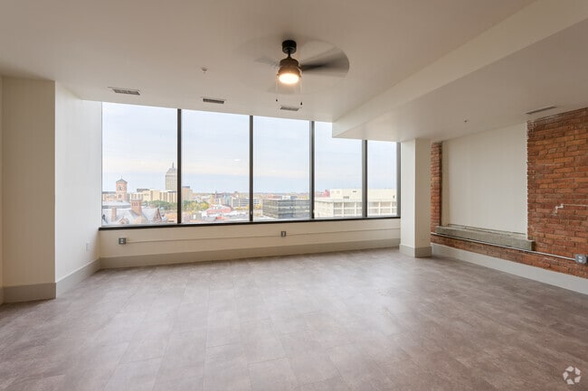 Penthouse 817 2 BR, 2.5 BA - 1,700SF Living Room - Ellwanger & Barry Building Rental