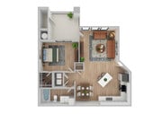1 dormitorio | 1 baño | 675 pies cuadrados | Renovado