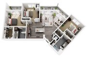 Floor Plan E2 | 22 Slate | Apartments in Madison, WI